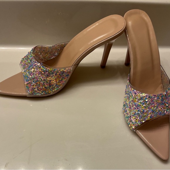 Multicolored sequins heels - Picture 2 of 4